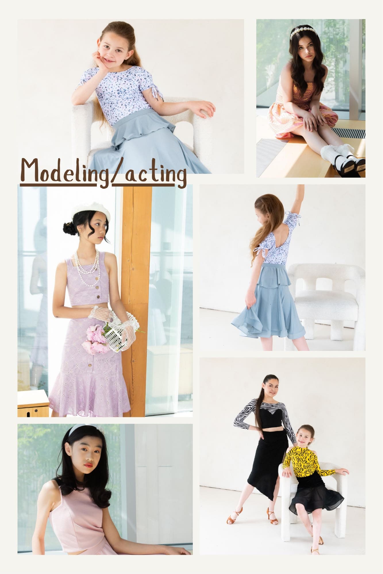 Modelling and acting portfolio shots of children by Moments Studio, photographer in Vancouver.